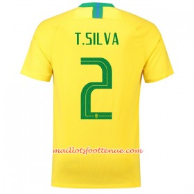 Maillot/Tenue Brésil T.Silva 2 Domicile Coupe du monde 2018